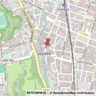 Mappa Via Camillo Benso Cavour, 12, 20822 Seveso, Monza e Brianza (Lombardia)