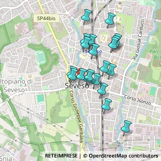 Mappa Via Camillo Benso Cavour, 20822 Seveso MB, Italia (0.4)