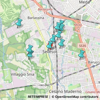 Mappa Via Camillo Benso Cavour, 20822 Seveso MB, Italia (0.79909)