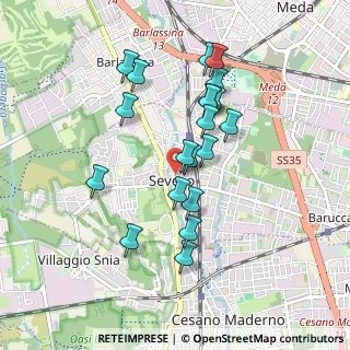 Mappa Via Camillo Benso Cavour, 20822 Seveso MB, Italia (0.816)