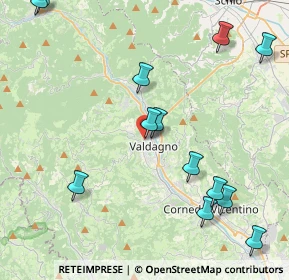 Mappa Via Rio, 36078 Valdagno VI, Italia (6.392)