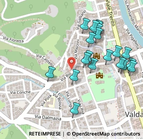 Mappa Via Rio, 36078 Valdagno VI, Italia (0.2505)