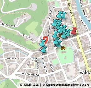 Mappa Via Rio, 36078 Valdagno VI, Italia (0.184)