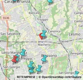 Mappa Vicolo Giovanni da Sovico, 20845 Sovico MB, Italia (3.18)