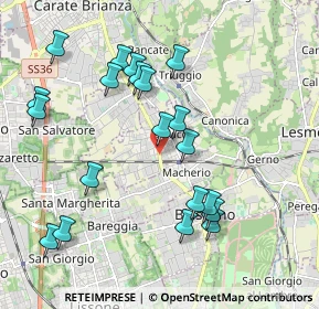 Mappa Via Monte Grappa, 20845 Sovico MB, Italia (2.061)