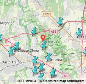 Mappa Via Aldo Moro, 21055 Gorla Minore VA, Italia (5.9885)