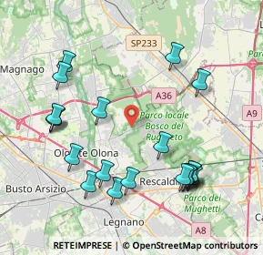 Mappa Via Aldo Moro, 21055 Gorla Minore VA, Italia (4.4335)