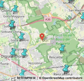 Mappa Via Aldo Moro, 21055 Gorla Minore VA, Italia (3.44714)