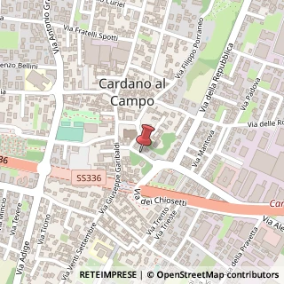 Mappa Via A. Volta, 21010 Cardano al Campo VA, Italia, 21010 Gallarate, Varese (Lombardia)