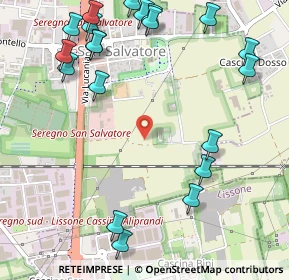 Mappa Via Vicinale Meiani di Levante, 20831 Seregno MB, Italia (0.6925)