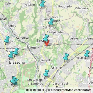 Mappa Via della Stazione, 20855 Lesmo MB, Italia (3.28417)