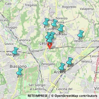 Mappa Via della Stazione, 20855 Lesmo MB, Italia (1.94846)