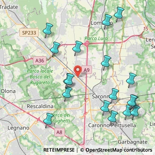 Mappa Via Marco Biagi, 21040 Gerenzano VA, Italia (5.08278)
