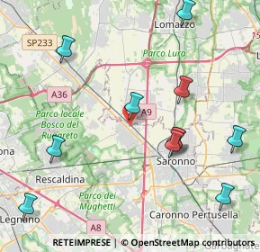 Mappa Via Marco Biagi, 21040 Gerenzano VA, Italia (4.73364)