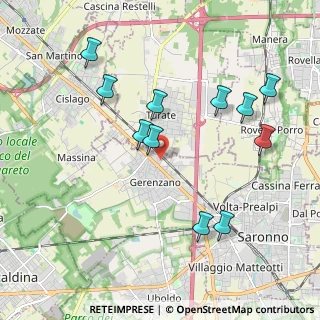 Mappa Via Marco Biagi, 21040 Gerenzano VA, Italia (2.04636)
