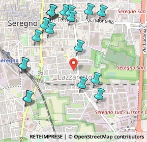 Mappa Via Ugo Foscolo, 20831 Seregno MB, Italia (0.624)