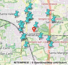 Mappa Via Ugo Foscolo, 20831 Seregno MB, Italia (0.8985)