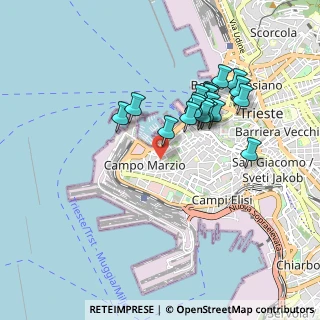 Mappa Salita al Promontorio, 34123 Trieste TS, Italia (0.7915)