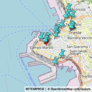 Mappa Salita al Promontorio, 34123 Trieste TS, Italia (0.9235)