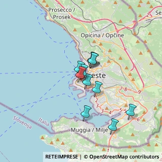 Mappa Salita al Promontorio, 34123 Trieste TS, Italia (2.41636)