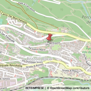 Mappa Via dell'Eremo, 185, 34142 Trieste, Trieste (Friuli-Venezia Giulia)