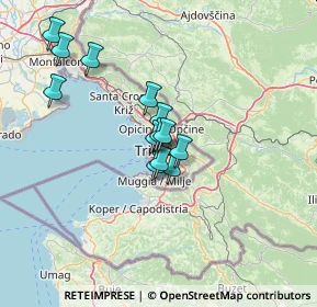 Mappa Via del Ponzanino, 34137 Trieste TS, Italia (10.31692)