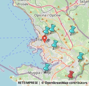 Mappa Largo Sonnino, 34138 Trieste TS, Italia (6.14667)