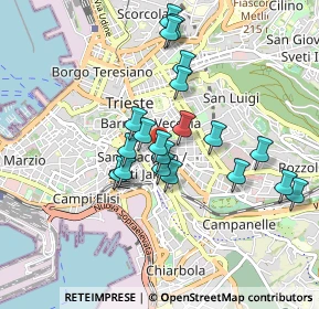 Mappa Via del Ponzanino, 34137 Trieste TS, Italia (0.7755)