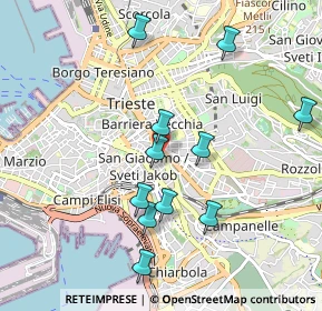 Mappa Via del Ponzanino, 34137 Trieste TS, Italia (0.95)