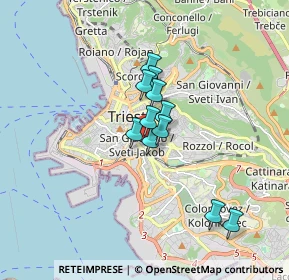 Mappa Via del Ponzanino, 34137 Trieste TS, Italia (1.15364)