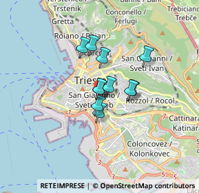 Mappa Via del Ponzanino, 34137 Trieste TS, Italia (1.00636)