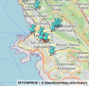 Mappa Via del Ponzanino, 34137 Trieste TS, Italia (1.79364)