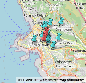 Mappa Via del Ponzanino, 34137 Trieste TS, Italia (0.79786)