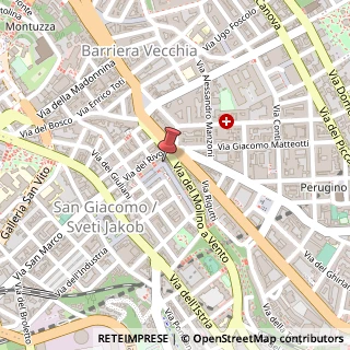 Mappa Via delle Lodole,  1, 34137 Trieste, Trieste (Friuli-Venezia Giulia)