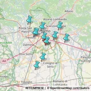 Mappa Via Mozart, 24050 Zanica BG, Italia (5.75727)