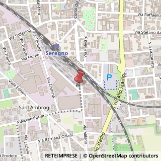 Mappa Via Milano, 4Q, 20831 Seregno, Monza e Brianza (Lombardia)