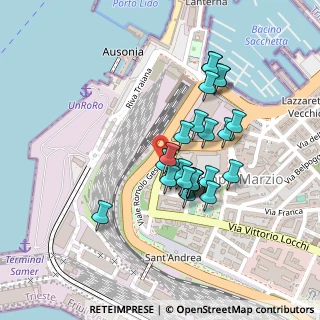 Mappa Via Gioacchino Murat, 34123 Trieste TS, Italia (0.184)