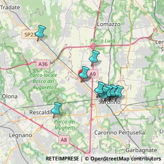 Mappa Via Stazione, 21040 Gerenzano VA, Italia (3.16)