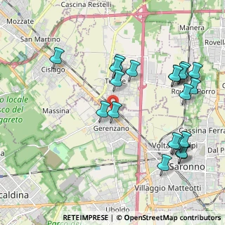 Mappa Via Stazione, 21040 Gerenzano VA, Italia (2.286)