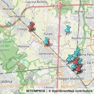 Mappa Via Stazione, 21040 Gerenzano VA, Italia (2.76158)