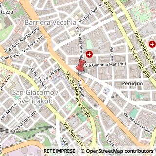 Mappa Viale Gabriele D'Annunzio, 16, 34138 Trieste, Trieste (Friuli-Venezia Giulia)