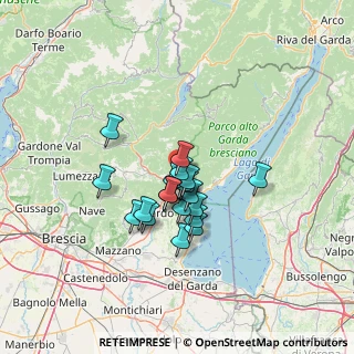 Mappa Via Luciano Migliorini, 25079 Vobarno BS, Italia (9.4245)