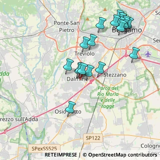 Mappa Via Bosco Frati, 24044 Dalmine BG, Italia (4.3545)