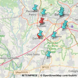 Mappa Via Bosco Frati, 24044 Dalmine BG, Italia (4.70167)