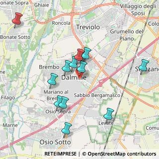 Mappa Via Bosco Frati, 24044 Dalmine BG, Italia (1.82615)