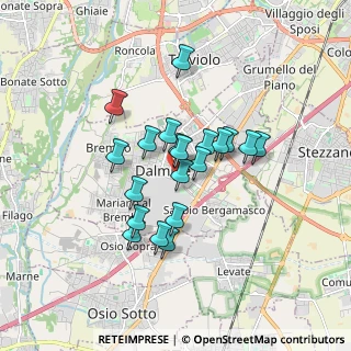 Mappa Via Bosco Frati, 24044 Dalmine BG, Italia (1.306)