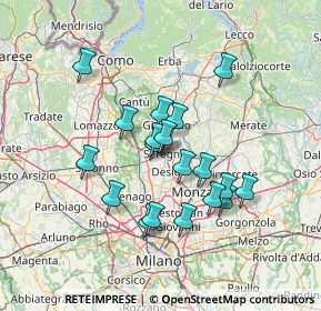 Mappa Via Zara, 20831 Seregno MB, Italia (11.60737)