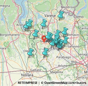 Mappa 21010 Cardano Al Campo VA, Italia (10.36889)