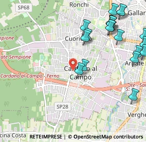 Mappa 21010 Cardano Al Campo VA, Italia (1.353)