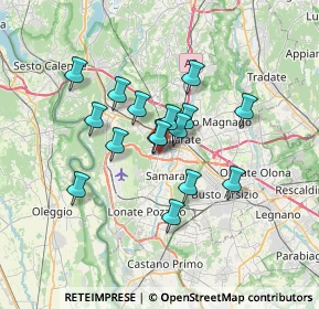 Mappa 21010 Cardano Al Campo VA, Italia (5.28563)